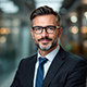 Satisfied business owner discussing successful company setup in Dubai through EuroLink services.